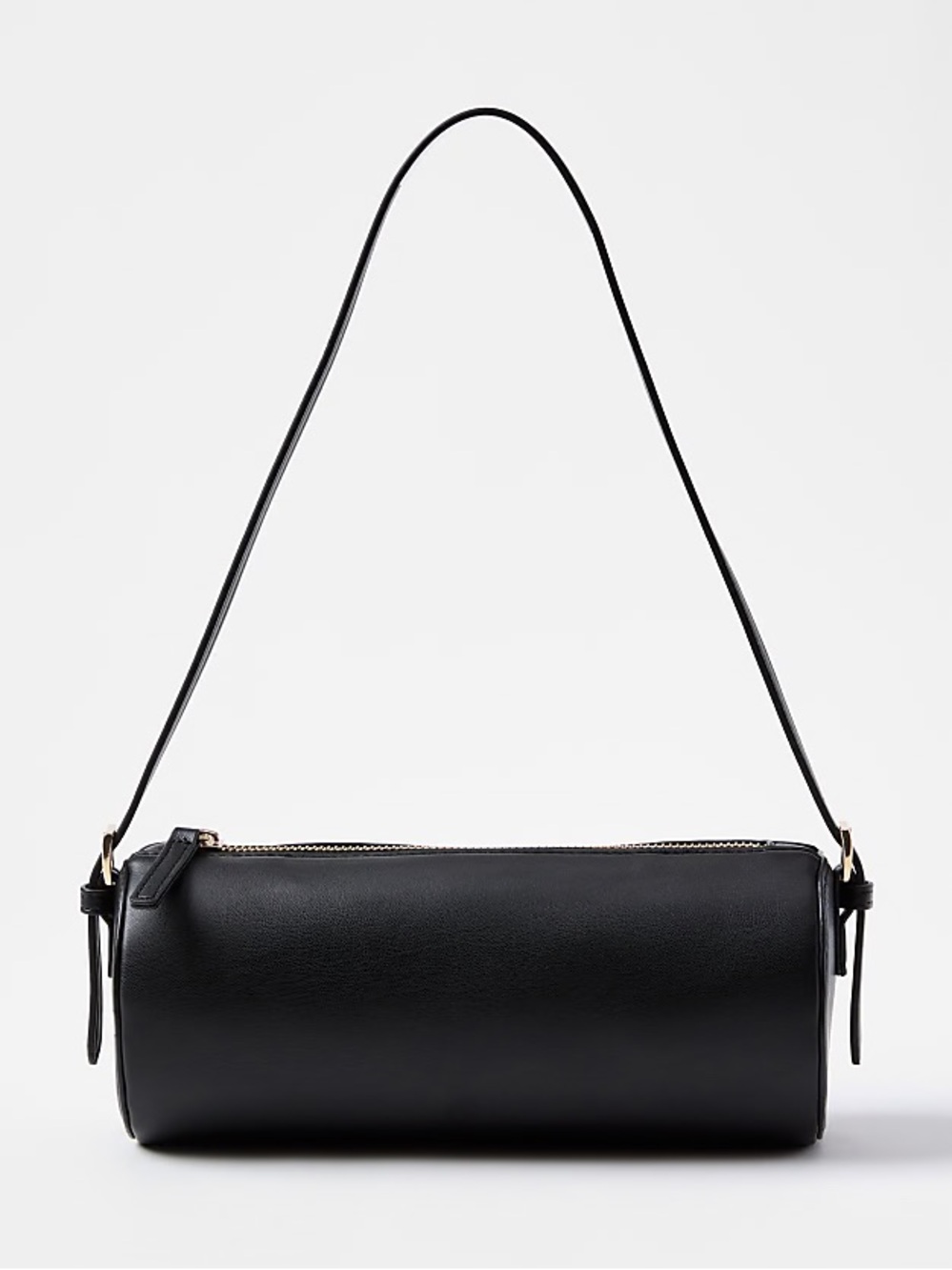 LOFT Black Cylinder Shoulder Bag NWT 9 1/2" x 4" x 3 1/2"